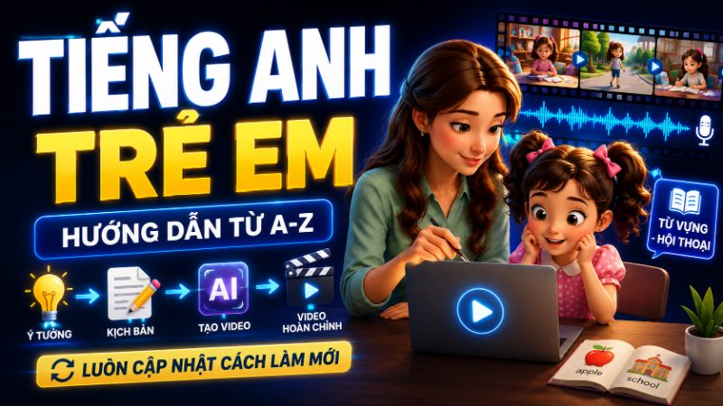KEY TIẾNG ANH AI - Làm Video Tiếng Anh Bằng AI
