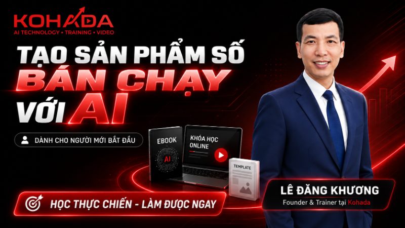 Tạo sản phẩm số bán chạy với AI