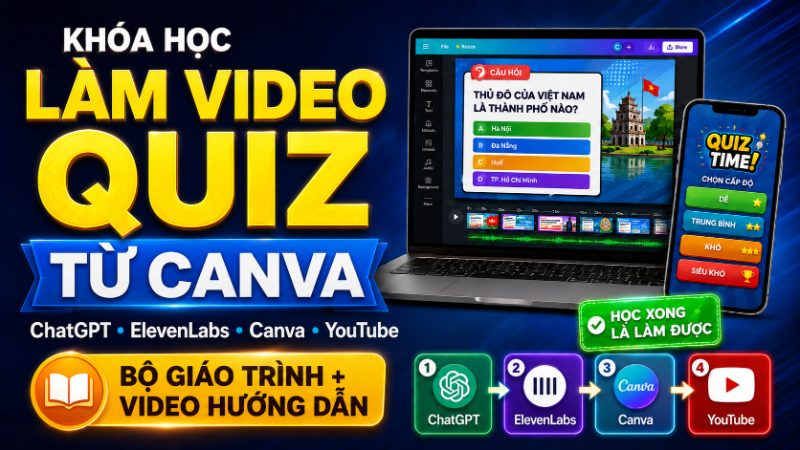 Làm Video Quiz Bằng Canva